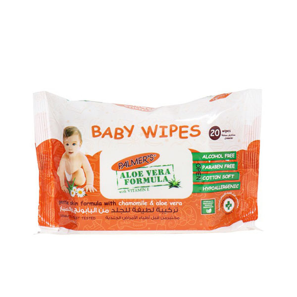 Palmer's Aloe Vera Formula Baby Wipes - 20 Wipes