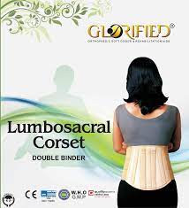 GLORIFIED - LUMBOSACRAL CORSET DOUBLE SUPPORT-GREY