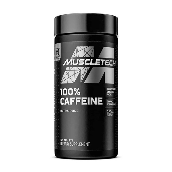 Muscle Tech 100% Caffeine 125 Tabs
