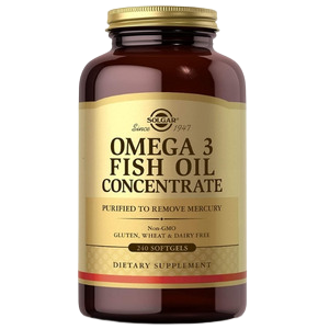 Solgar Omega - 3 Fish Oil Concentrate 240 Softgels