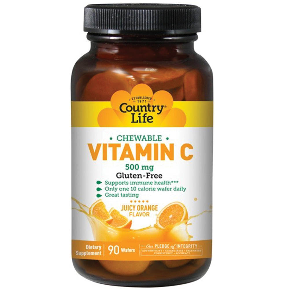 COUNTRY LIFE VITAMIN C 500 MG WAFERS 90'SMEDILIFE PHARMACYUAE