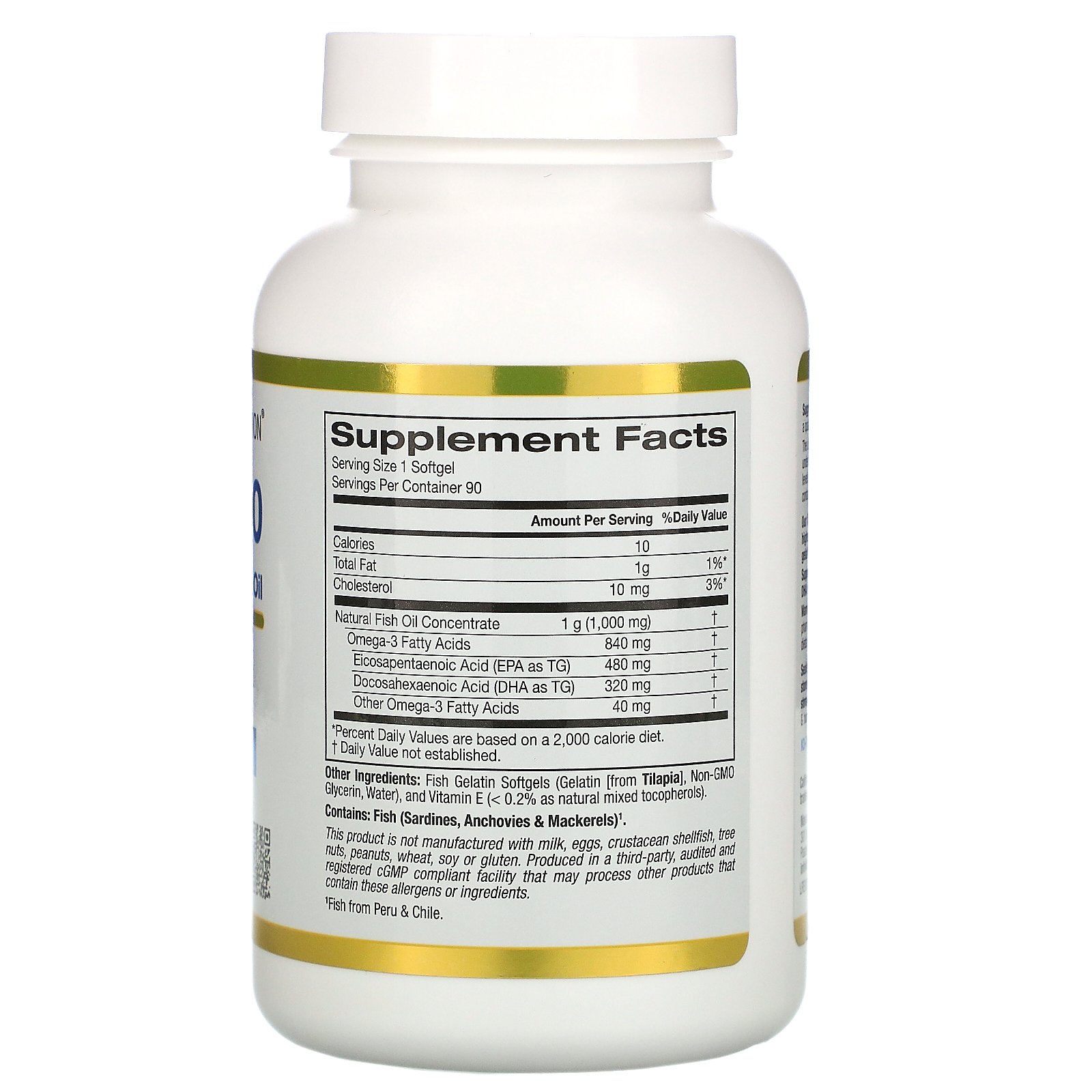 BUY CALIFORNIA GOLD NUTRITION,OMEGA 800 PHARMAEUTICAL GRADE FISH OIL 80