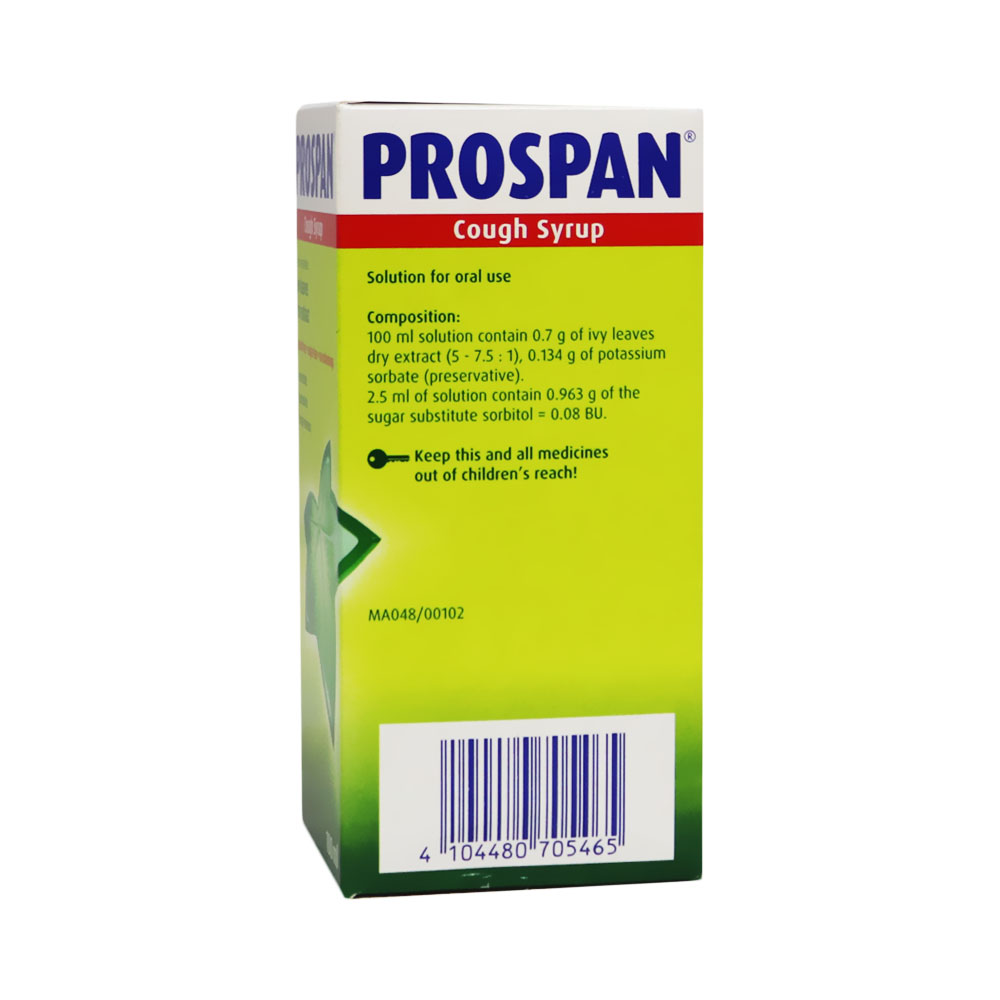 BUY PROSPAN COUGH SYRUP 100 MLCOUGH REMEDYHERBALMEDILIFE PHARMACYUAE