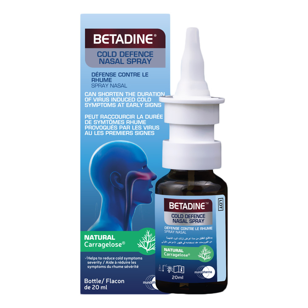 BETADINE COLD AND DEFENSE NASAL SPRAY 20 ML