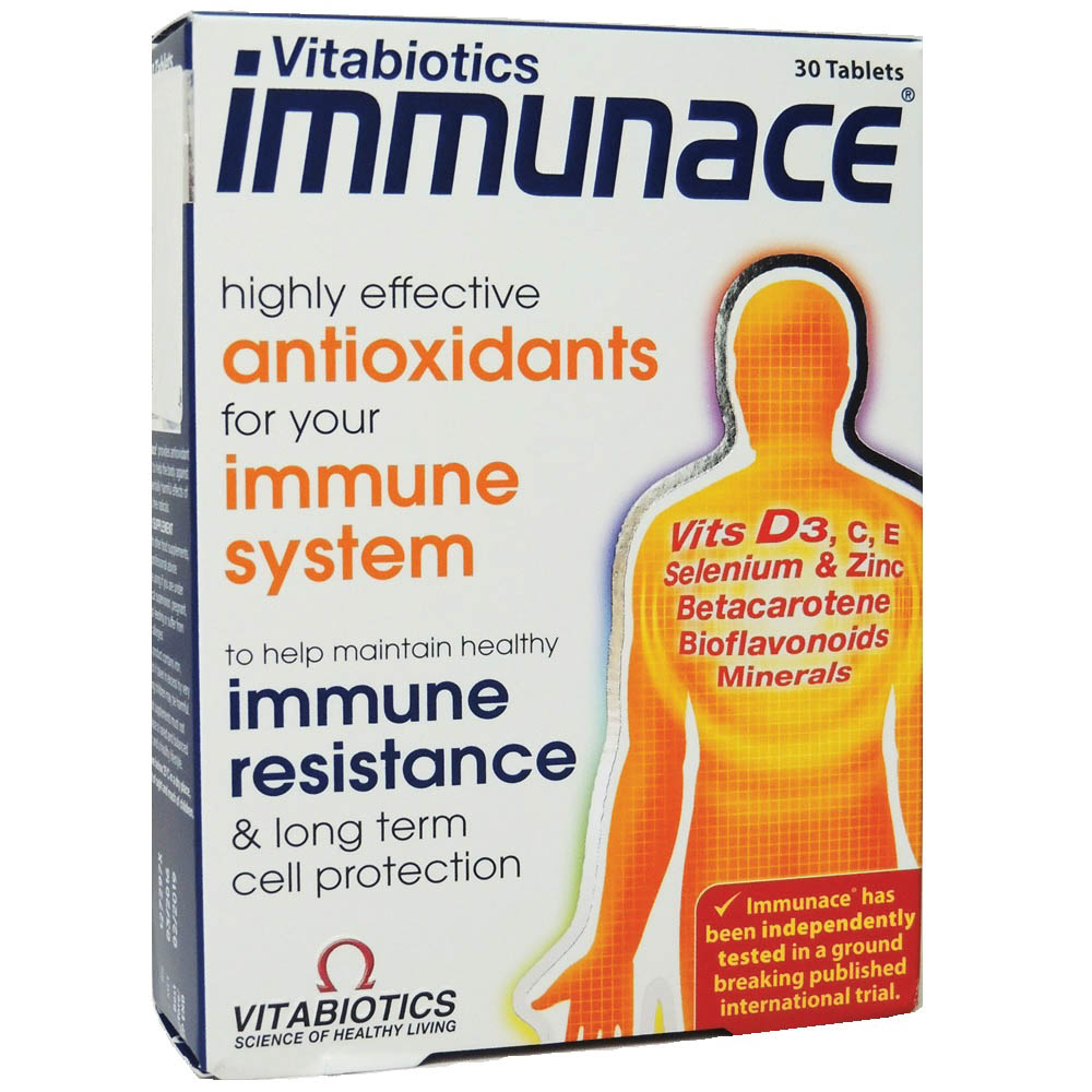 VITABIOTICS IMMUNACE TABLETS 30'S