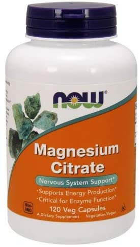 NOW FOODS MAGNESIUM CITRATE 120 VEGGIE CAPS 120'S