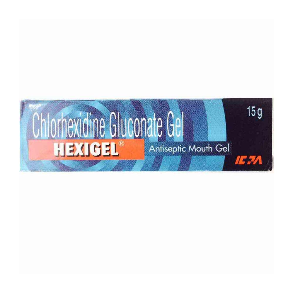 HEXIGEL ANTISEPTIC MOUTH GEL 15 GM