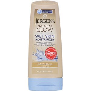 JERGENS NATURAL GLOW WET SKIN MOISTURIZER FAIR TO MEDIUM 221 ML