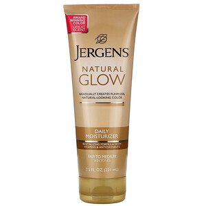 JERGENS NATURAL GLOW DAILY MOISTURIZER FAIR TO MEDIUM 221 ML