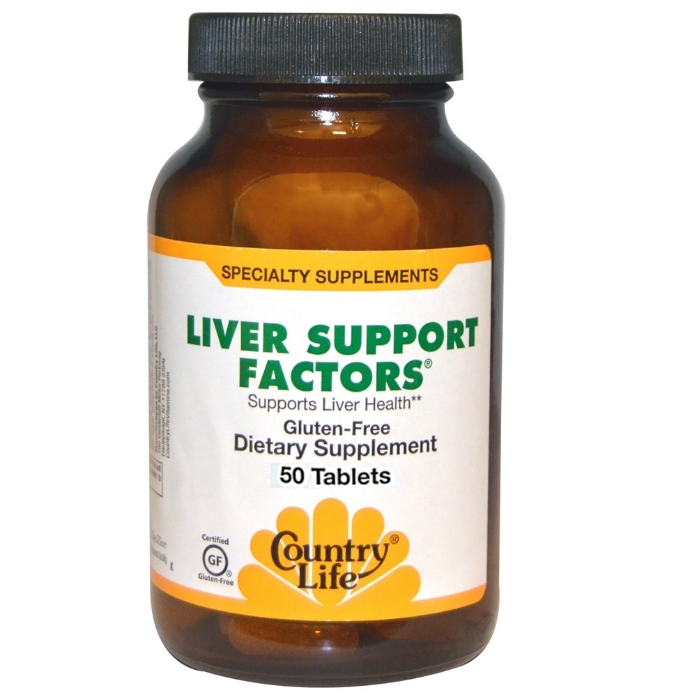 COUNTRY LIFE LIVER SUPPORT FACTORS TABLETS 50'S