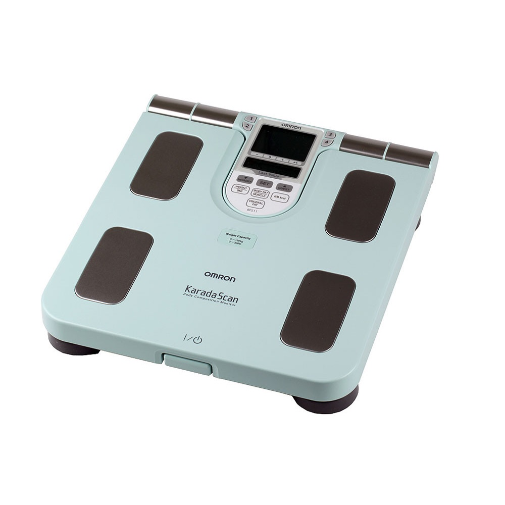 OMRON BF511 BODY COMPOSITION MONITOR TURQUOISE