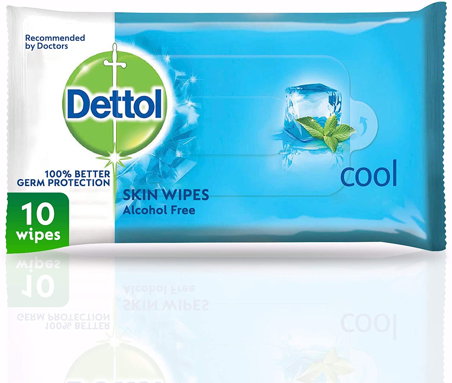 DETTOL COOL ANTIBACTERIAL SKIN WIPES 10'S