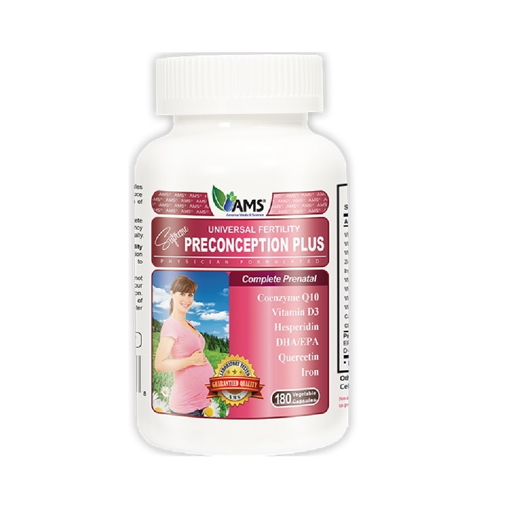 AMS PRECONCEPTION PLUS VEGETABLE CAPSULES 180S