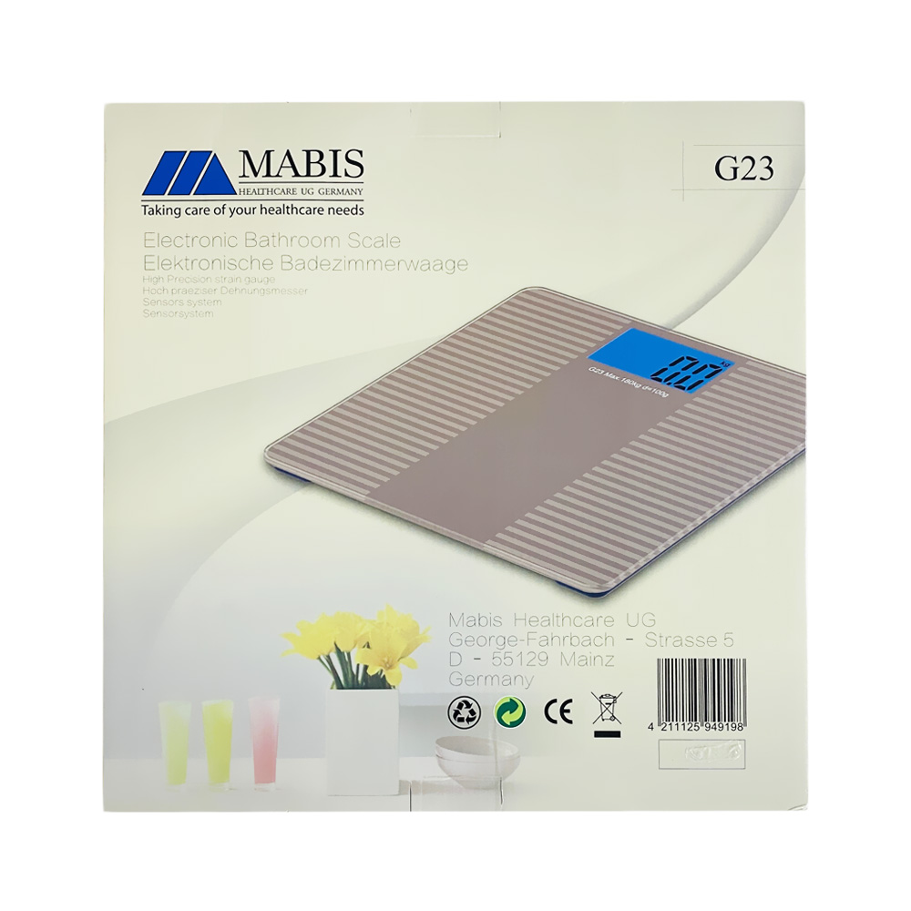 MABIS G23 DIGITAL BATHROOM GLASS SCALE