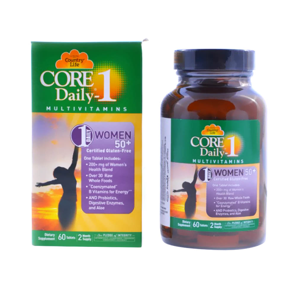 COUNTRY LIFE CORE DAILY - 1 WOMEN 50+ TABLETS 60'S