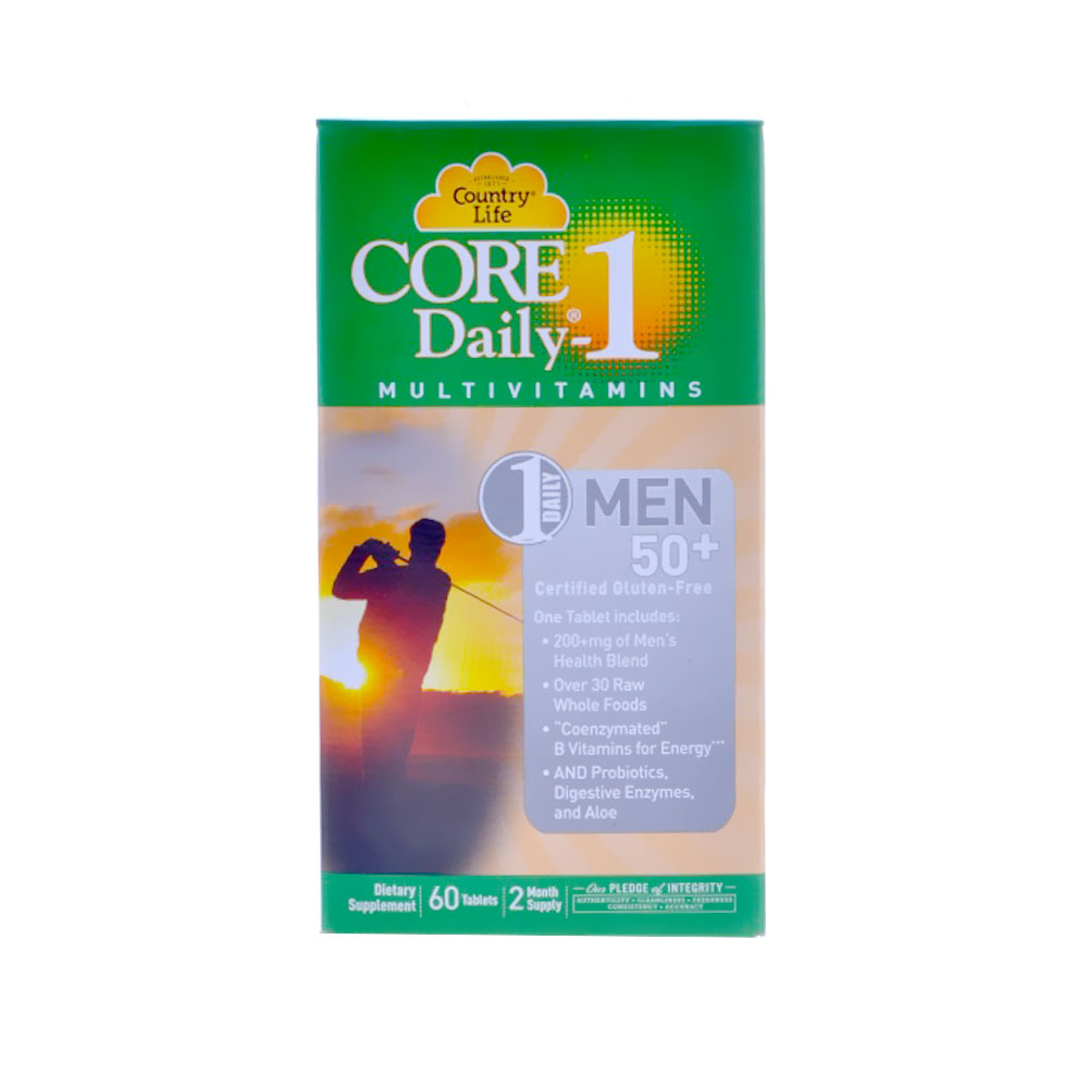 COUNTRY LIFE CORE DAILY-1 MEN 50+ 60TABLETS