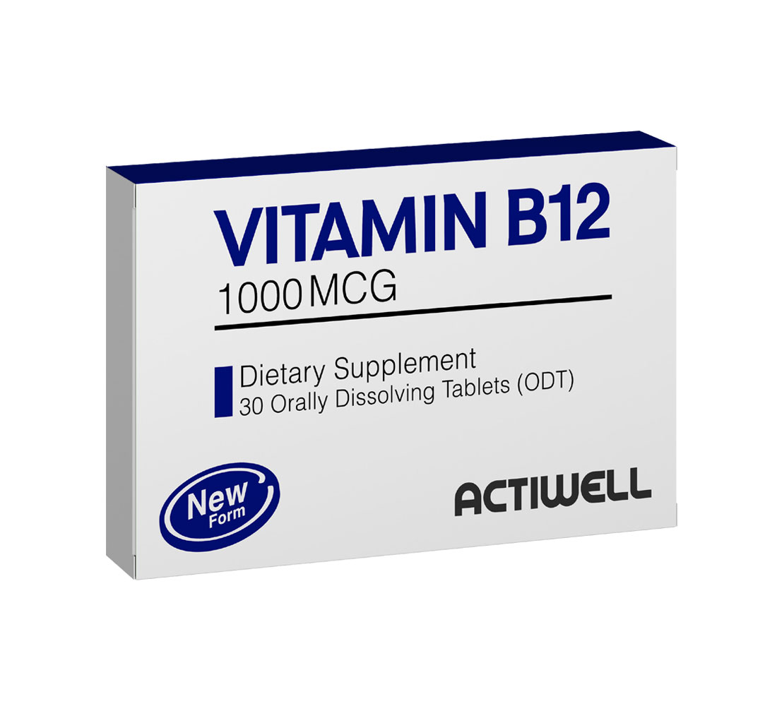 Activewell Vitamin B12 1000 Mcg Tablets 30'S