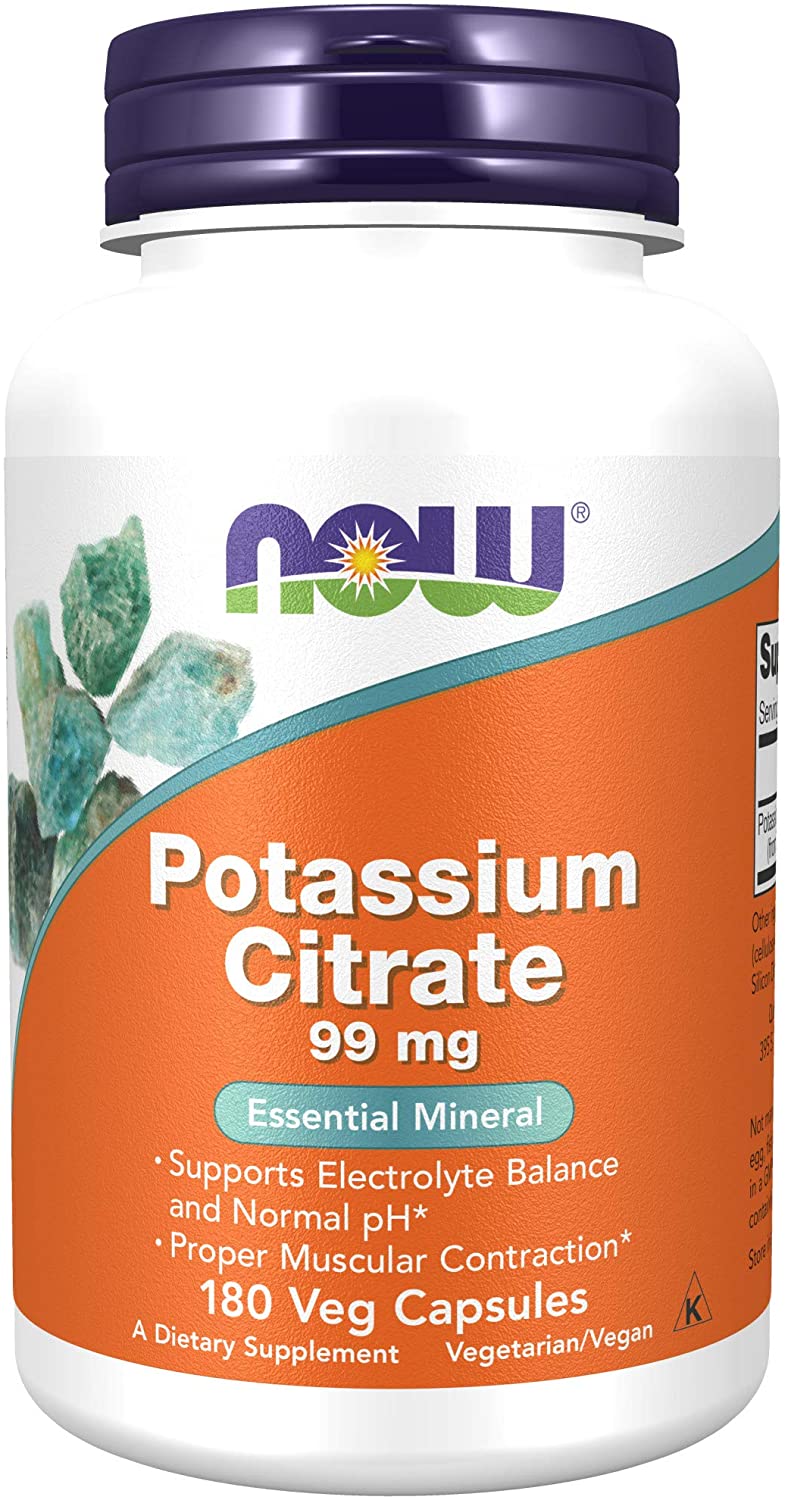 NOW FOODS POTASSIUM CITRATE 180 CAPSULES