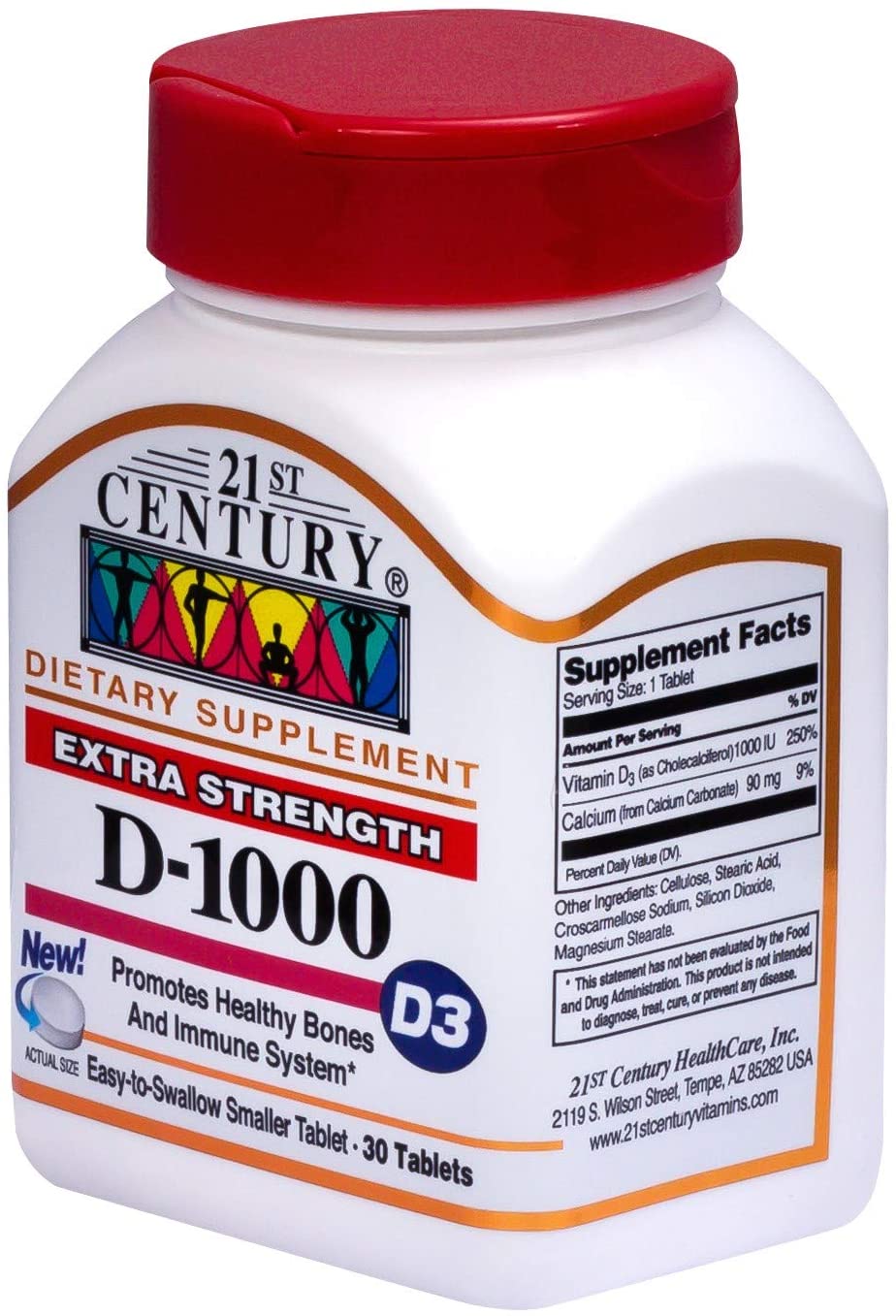 21ST CENTUARY HIGH POTENCY D3 -1000 IU 110 TABLETS