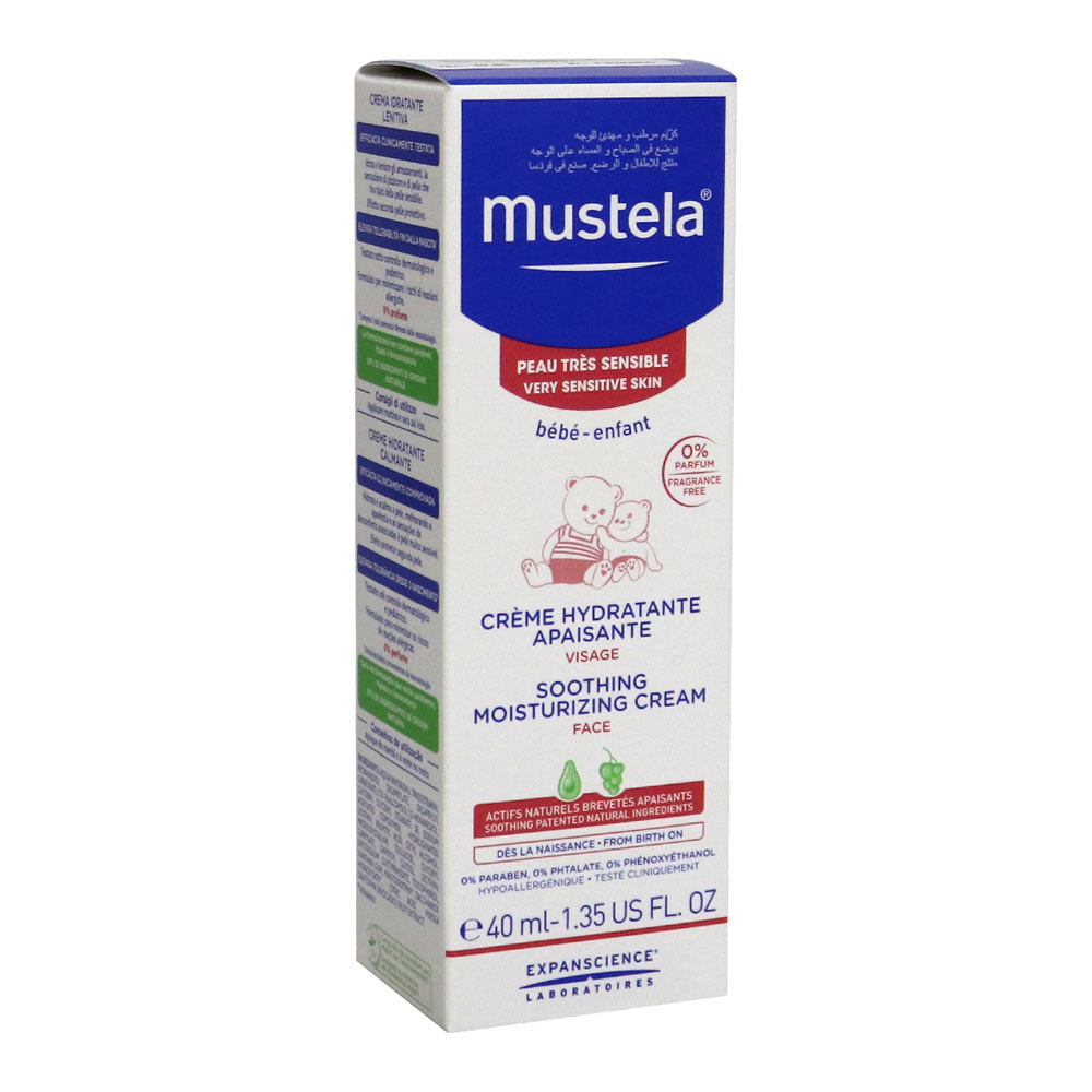 MUSTELA SOOTHING MOISTURISING FACE CREAM 40 ML