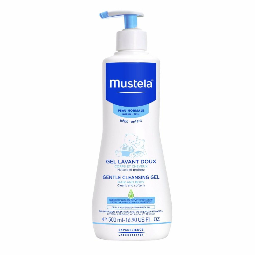 MUSTELA GENTLE CLEANSING GEL 16.90 FL OZ 500 ML