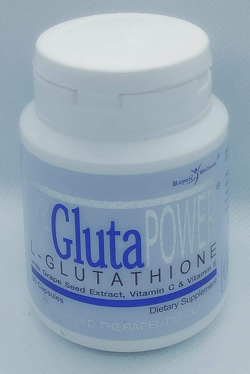 L-GLUTA POWDER GLUTATHIONE 30 CAPSULES