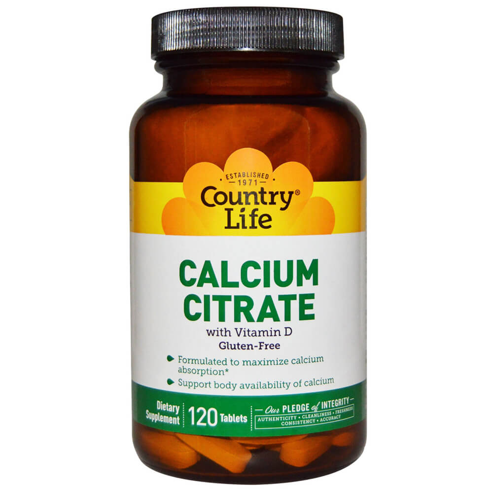 COUNTRY LIFE CALCIUM CITRATE TABLETS 120'S