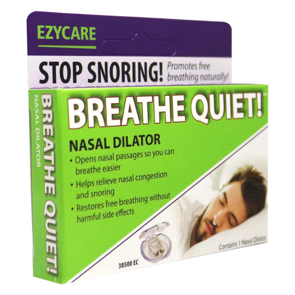 EZYCARE BREATHE QUIET NASAL DILATOR 38500