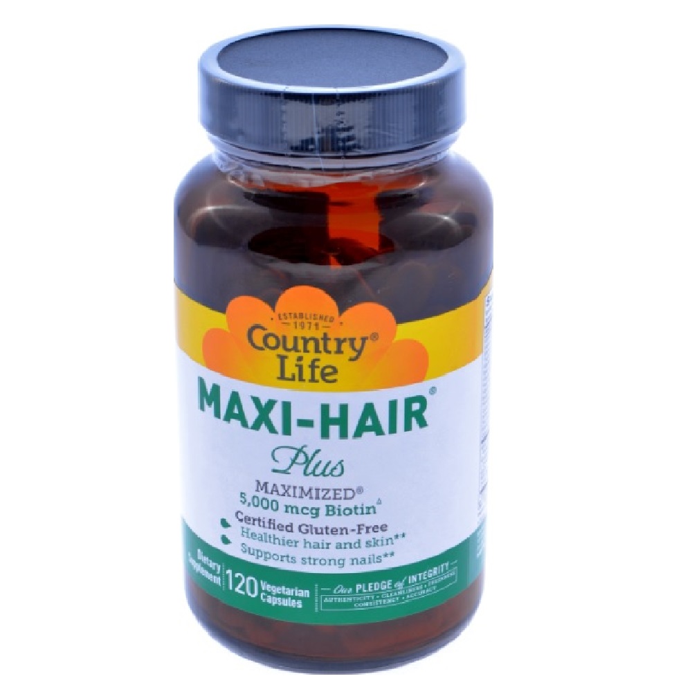 COUNTRY LIFE MAXI-HAIR PLUS CAPSULES 120'S