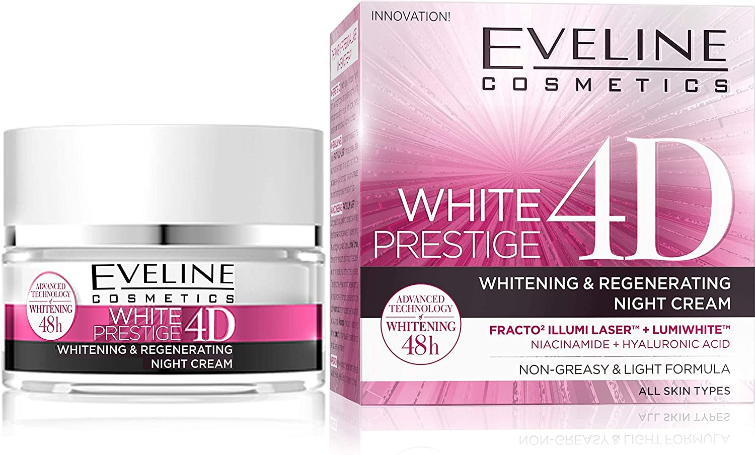 EVENLINE COSMETICS WHITE PRESTIGE 4D INTENSIVE WHITENING NIGHT CREAM,50 ML